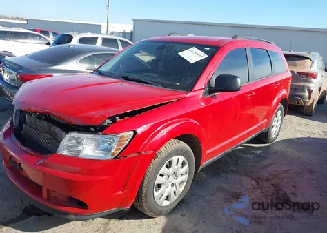 2018 Dodge Journey Se из США, поврежденный, VIN 3C4PDCAB8JT416581
